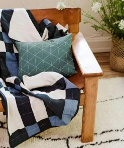 Anchal Patchwork Plaid Quilt Throw