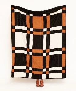 Anchal Patchwork Plaid Quilt Throw