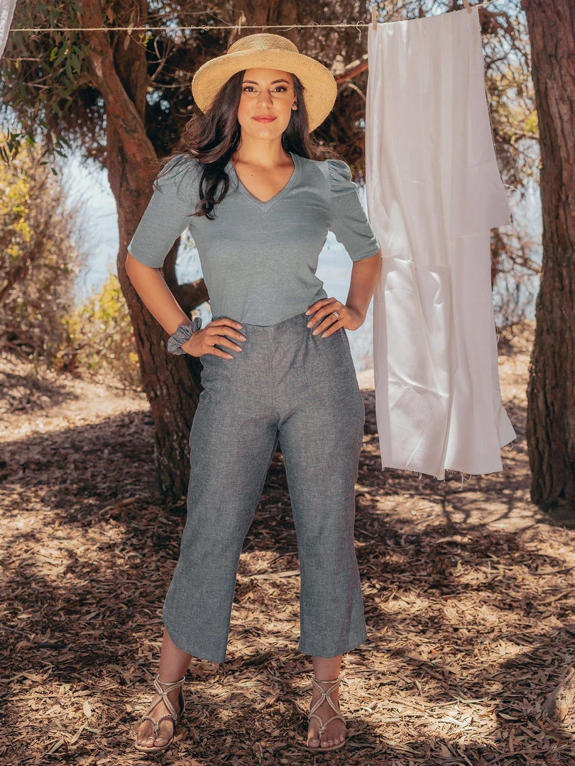 Valani Pauline Hemp Knit Puff Top 7 Valani Pauline Hemp Knit Puff Top