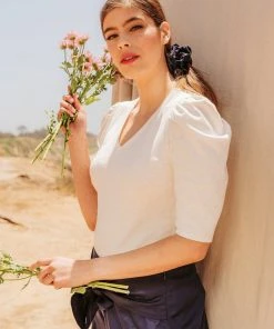 Valani Pauline Hemp Knit Puff Top 21 Valani Pauline Hemp Knit Puff Top