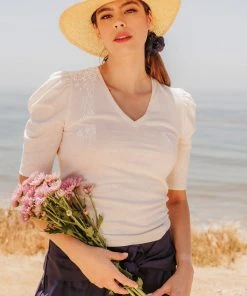 Valani Pauline Hemp Knit Puff Top 20 Valani Pauline Hemp Knit Puff Top