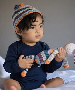 Pebble Best Sellers Rainbow Bunny Rattle