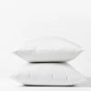 Coyuchi Percale Pillowcase Set - Alpine White Home Goods