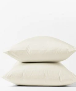 Coyuchi Home Goods Percale Pillowcase Set - Undyed