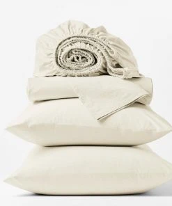 Coyuchi Percale Sheet Set - Undyed