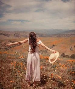 Valani Phalla Tencel Pants - Pale Lilac