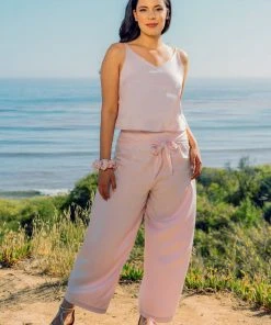 Valani Phalla Tencel Pants - Pale Lilac