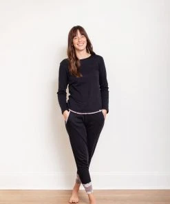 Leena & Lu Pima Long Sleeve And Jogger Set Best Sellers