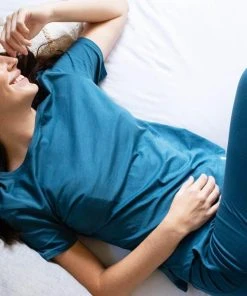 Leena & Lu Pima Short Sleeve Jogger Set