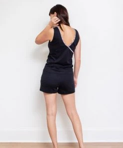 Leena & Lu Pima Sleeveless Tee Pajama Set Best Sellers