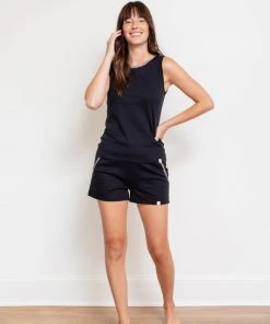 Leena & Lu Pima Sleeveless Tee Pajama Set Best Sellers