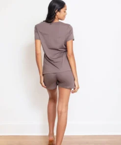Leena & Lu Pima Tee And Short Pajama Set 4 Leena & Lu Pima Tee And Short Pajama Set