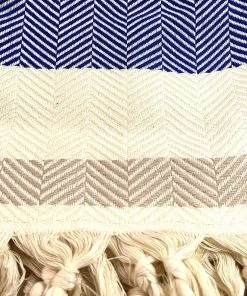 Hilana: Upcycled Cotton Pipa Upcycled Throw Blanket
