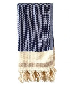 Hilana: Upcycled Cotton Pipa Upcycled Throw Blanket