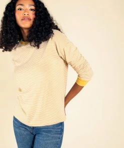 Poplinen Billie Bamboo Stripe Tee