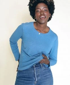 Poplinen Clothing Goldie Hemp Long Sleeve Tee