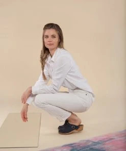 Poplinen Mercedes Upcycled Long Sleeve Linen Shirt