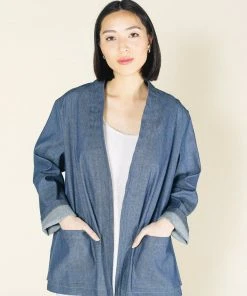 Poplinen Clothing Ren Upcycled Open Smock Jacket