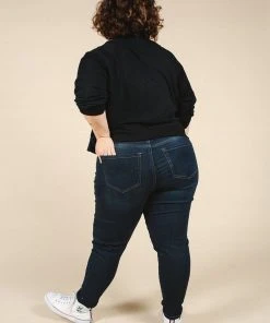 Poplinen Wilder Mock Neck Sweatshirt - Black