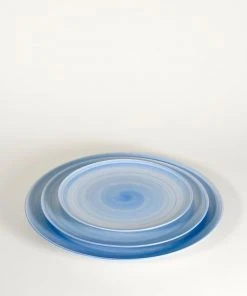 Middle Kingdom Porcelain Wash Ware Plate - Cornflower Kitchen + Dining