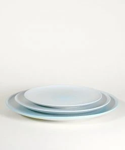 Middle Kingdom Porcelain Wash Ware Plate - Robin Egg Kitchen + Dining