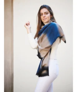 Studio Variously Prussian Cashmere Scarf