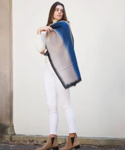 Studio Variously Prussian Cashmere Scarf