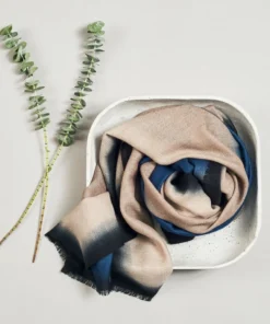 Studio Variously Prussian Cashmere Scarf