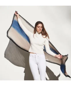 Studio Variously Prussian Cashmere Scarf