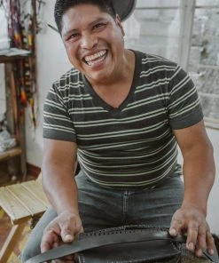 Purse & Clutch Leather Belt Bag - Charcoal