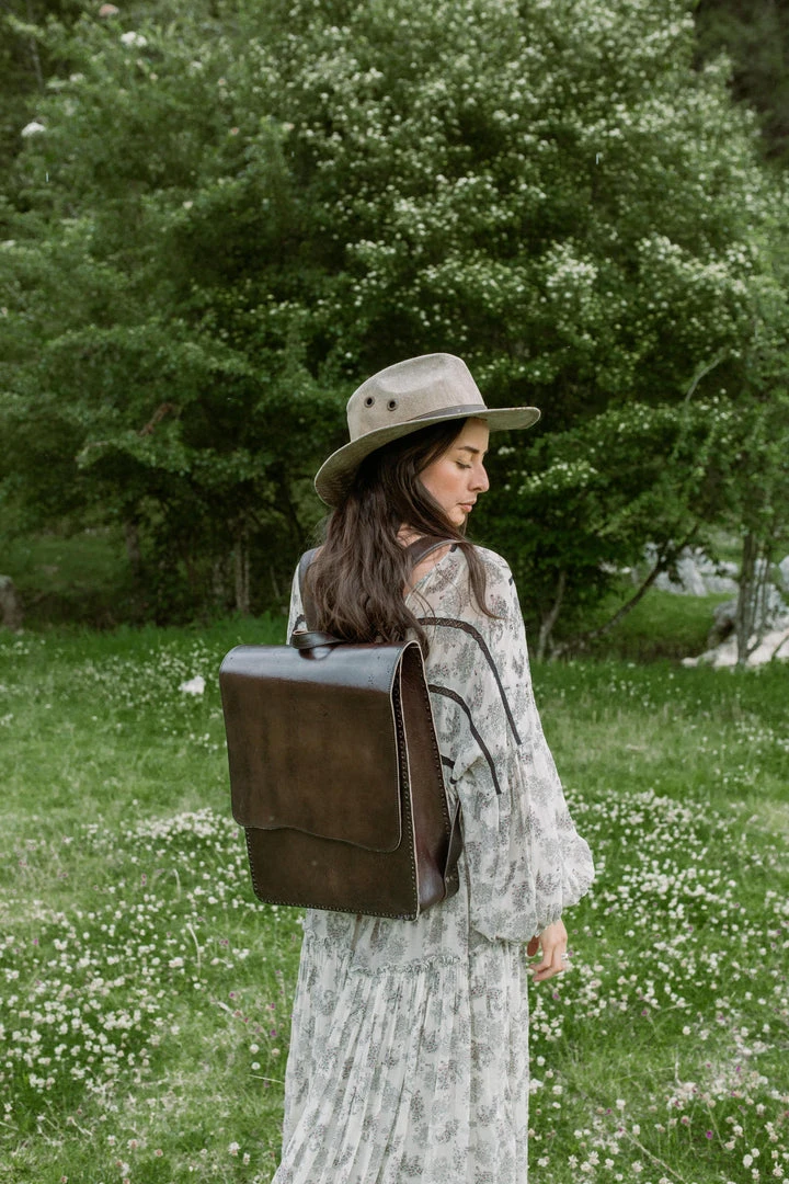 Purse & Clutch Accessories Leather Laptop Backpack - Charcoal 1 Purse & Clutch Accessories Leather Laptop Backpack - Charcoal