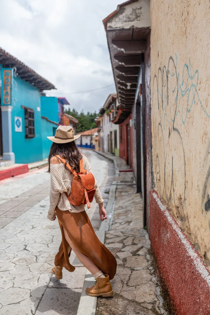 Purse & Clutch Leather Backpack - Russet Brown Handcrafted 4 Purse & Clutch Leather Backpack - Russet Brown Handcrafted
