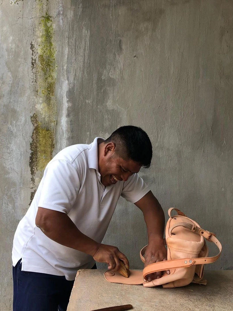 Purse & Clutch Leather Backpack - Russet Brown Handcrafted 9 Purse & Clutch Leather Backpack - Russet Brown Handcrafted