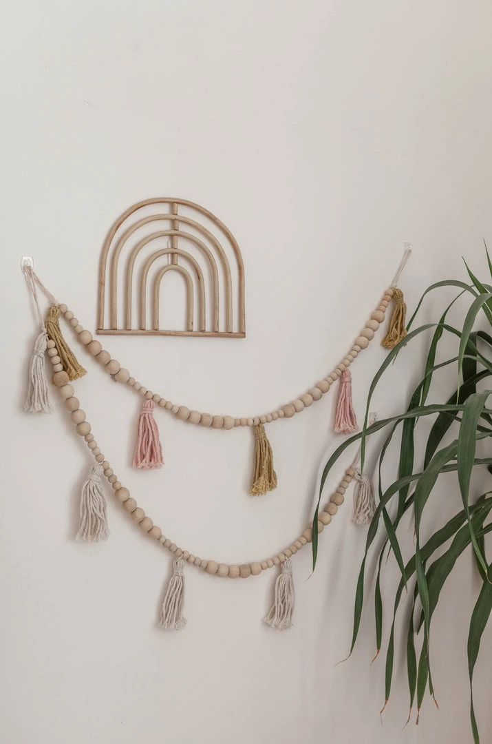 Village Thrive Rainbow Rattan Wall Decor Home Goods 4 Village Thrive Rainbow Rattan Wall Decor Home Goods