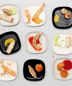 EKOBO Recycled Bamboo Cocktail Plate Set