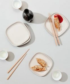 EKOBO Recycled Bamboo Cocktail Plate Set