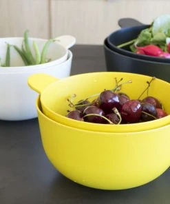 EKOBO Best Sellers Recycled Bamboo Mixing Bowl + Colander Set