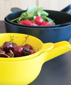 EKOBO Best Sellers Recycled Bamboo Mixing Bowl + Colander Set