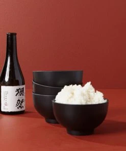 EKOBO Kitchen + Dining Recycled Bamboo Rice Bowl Set