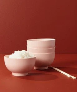 EKOBO Kitchen + Dining Recycled Bamboo Rice Bowl Set