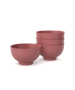 EKOBO Kitchen + Dining Recycled Bamboo Rice Bowl Set