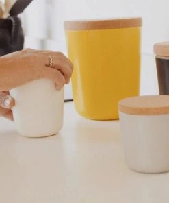 EKOBO Home Goods Recycled Bamboo Storage Jar Set