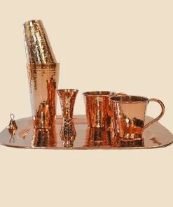 Sertodo Copper Recycled Copper Cocktail Set
