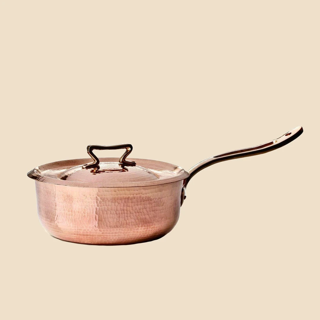 Amoretti Brothers Home Goods Recycled Copper Saute Pan 1 Amoretti Brothers Home Goods Recycled Copper Saute Pan