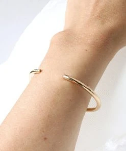 Sara Patino Jewelry Recycled Golden Orbit Cuff Bracelet