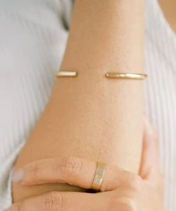 Sara Patino Jewelry Recycled Golden Orbit Cuff Bracelet