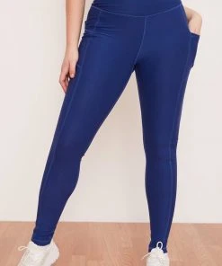 Wolven Recycled Legging With Pockets - Indigo Activewear + Athleisure