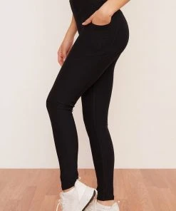 Wolven Recycled Legging With Pockets - Onyx Best Sellers
