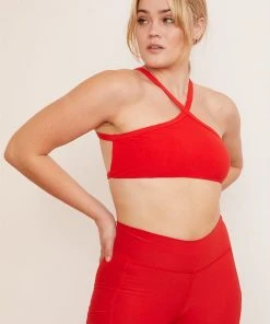 Wolven Recycled Pyramid Top - Cayenne