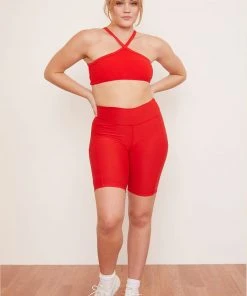 Wolven Recycled Pyramid Top - Cayenne